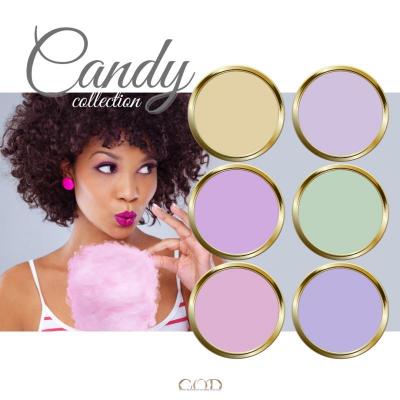 Box candy collection nuancier clear