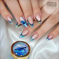 Ongles mix licorne