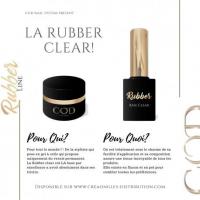 Rubber base clear jar 30ml 3