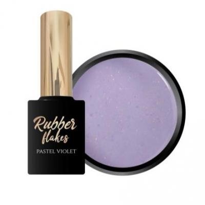 Rubber base flakes pastel violet