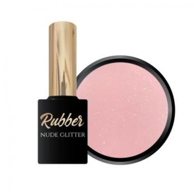 Rubber base nude glitter 3