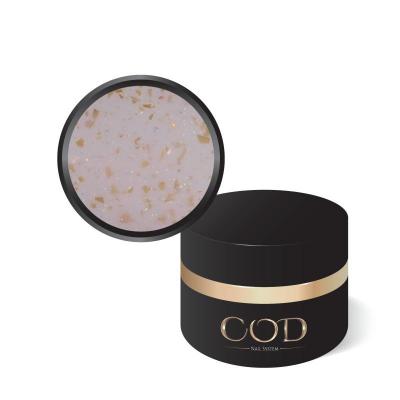 Rubber flakes gold milky 1
