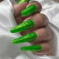 Shimmer neon green